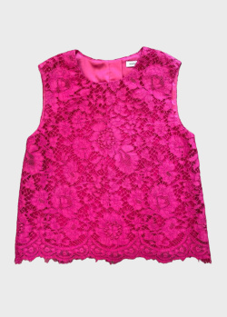 Топ для дівчаток Dolce&Gabbana рожевого кольору, фото